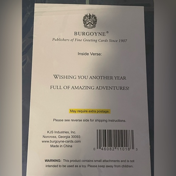 Birthday cards, Men’s (Male) Boy 3D Handmade, Burgoyne Cards, Set of 2, Travel - Picture 9 of 9